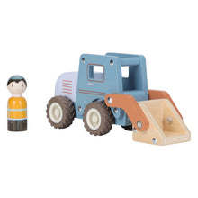  Pelleteuse en bois Little Dutch avec figurine – jouet de construction