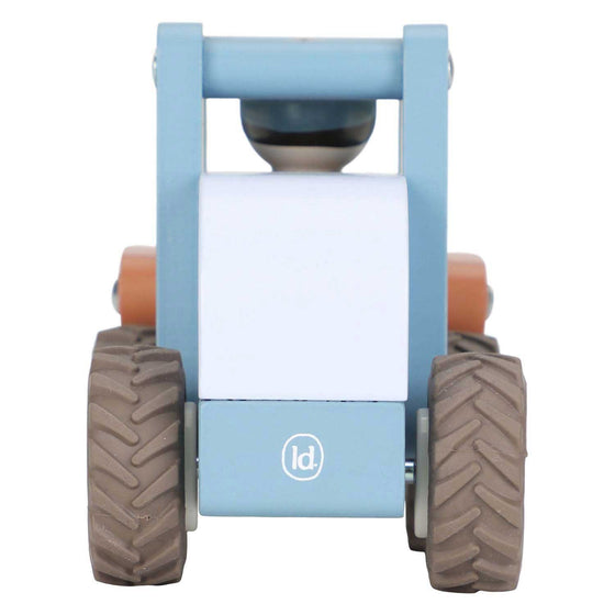 Pelleteuse en bois Little Dutch avec figurine – jouet de construction