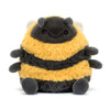 Peluche abeille Albee Bee Jellycat jaune et noire assise, toute douce