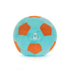 Peluche ballon de football Jellycat bleu et orange pour enfant