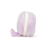 Peluche macaron Jellycat lavande douce avec sourire – doudou bébé original