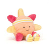 Peluche soleil Amuseables Rollers Jellycat avec rollers et bandeau coloré