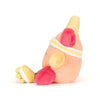 Peluche soleil Amuseables Rollers Jellycat avec rollers et bandeau coloré