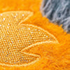 Peluche comète spatiale Jellycat orange et grise avec longue traîne douce pour enfant