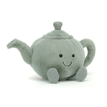 Peluche théière verte sourire Jellycat Amuseables pour enfant