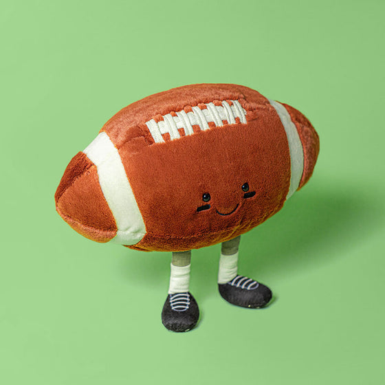 Peluche ballon football américain Jellycat.