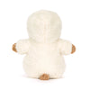 Peluche ours Jellycat Bartholomew en combinaison blanche – doudou bébé doux peluche ours