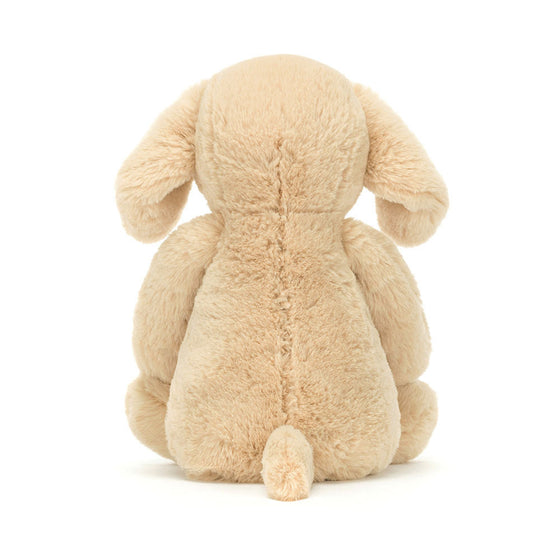 Peluche chien beige Jellycat Bashful – doudou tout doux pour bébé et enfant, peluche chien Orlando avec grandes oreilles tombantes