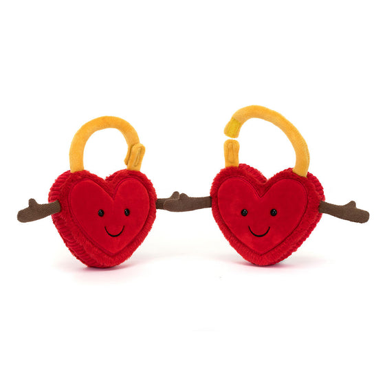 Peluche cadenas coeur Val et Tina Jellycat.