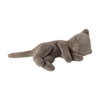 Peluche chaton endormi gris Maileg douce et rassurante pour enfant