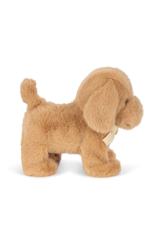 Peluche chien marcheur marron avec niche – Konges Sløjd