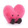 Peluche cœur rose Jellycat – doudou sourire en forme de cœur pour enfant – cadeau naissance original