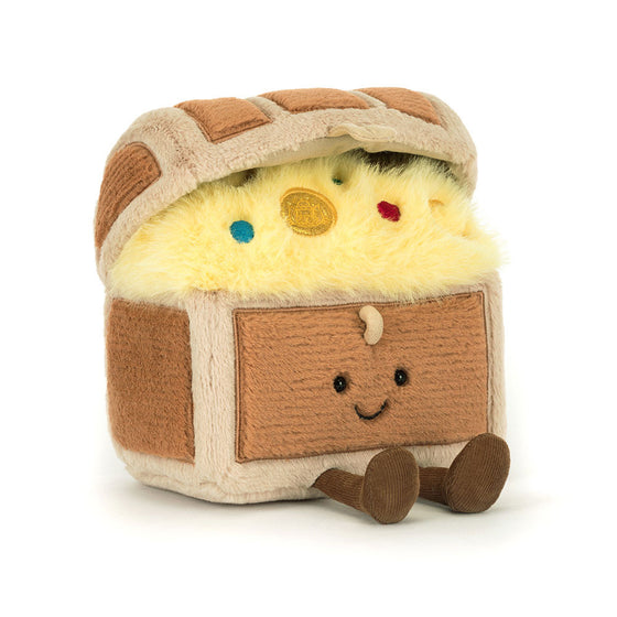 Peluche Coffre au Trésor Jellycat rigolote et douce pour enfant