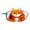 Peluche réversible Russet le renard Flipetz Les Déglingos transformable en figue violette pour enfant