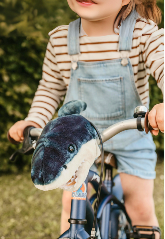 Peluche de guidon Requin Wild & Soft – Accessoire vélo trottinette enfant