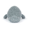 Peluche lamantin gris Jellycat ultra douce au style marin