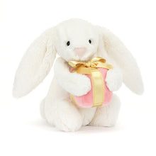  Peluche lapin crème avec cadeau rose Jellycat Small