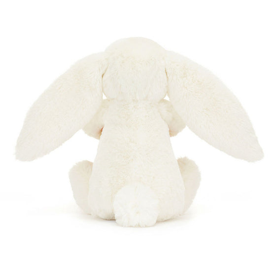 Peluche lapin crème avec cadeau rose Jellycat Small