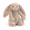 Peluche lapin blossom petal beige Jellycat.