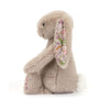 Peluche lapin blossom petal beige Jellycat.