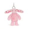 porte-cles-peluche-lapin-rose-jellycat-mini-doudou