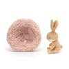 Peluche lapin dans son nid - Jellycat