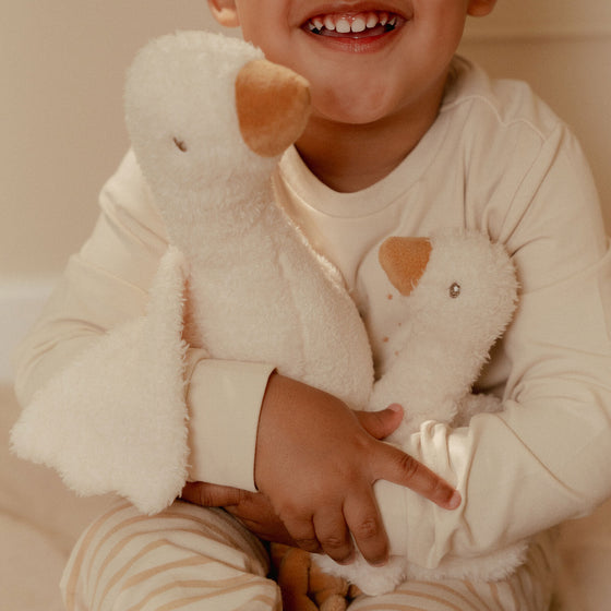 Peluche oie blanche Little Dutch 17 cm pour nouveau-né