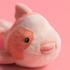 Peluche poisson carpe rose et crème Jellycat ultra douce