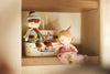 Poupée peluche Lady Lynn Jollein – poupée douce en velours rose pour enfant