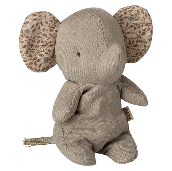 Peluche Safari Friends Éléphant gris acier Mini Maileg