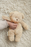 Peluche sensorielle petit ours sable Moonie.