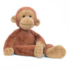 Peluche Jellycat singe orang-outan Pongo marron assis avec grands bras et sourire
