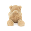 Peluche ourson beige Smudge Bear Tiny Jellycat allongé, ultra-doux