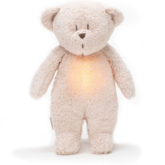 Peluche veilleuse ours rose MOONIE 2.0 avec lumière apaisante – doudou pour bébé