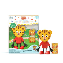  Jouet lumineux Daniel Tigre Glo Pals avec 2 cubes sensoriels activés par l’eau