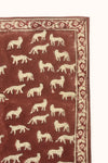 Foulard enfant et adulte 50 x 50 cm ou 100 x 100 cm Bengale Chocolat Apaches Collections