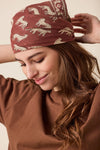 Foulard enfant et adulte 50 x 50 cm ou 100 x 100 cm Bengale Chocolat Apaches Collections