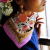 Petit foulard Berry Pink Bëllemme – autre vue