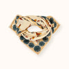 foulard apaches collections cerisier macadamia beige motif oiseaux