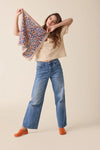 Foulard enfant et adulte 50 x 50 cm ou 100 x 100 cm Cœur Bleu Royal Apaches Collections