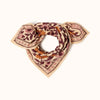 Foulard Cœur Flamingo Apaches Collections 50 x 50 cm ou 100 x 100 cm imprimé fleuri