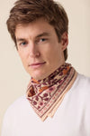 Foulard Cœur Flamingo Apaches Collections 50 x 50 cm ou 100 x 100 cm imprimé fleuri