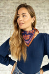Foulard - Violeta Navy - Apaches Collections