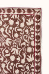 Foulard Dupatta et Dupitta Wesun Chocolat Apaches Collections 100 x 100 cm ou 50 x 50 cm
