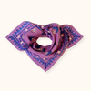 Foulard Florets Fuchsia Apaches collection.