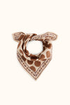 Petit foulard Manika Pesos Cajou Apaches Collections, 50 × 50 cm