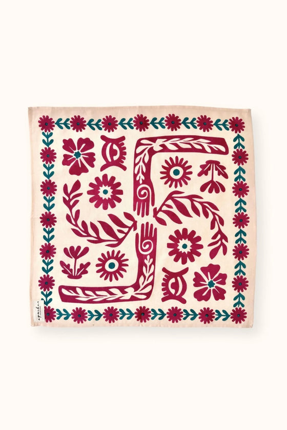 Foulard Apaches Collections Rita Macadamia - accessoire tendance en coton pour enfants et adultes
