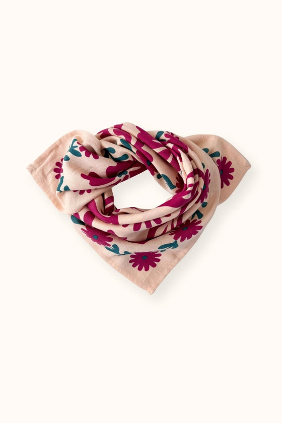 Foulard Apaches Collections Rita Macadamia - accessoire tendance en coton pour enfants et adultes