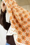 Grand foulard Latika Tigro Rust Apaches Collections - Accessoire mode iconique pour femme et enfant