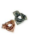 Grand foulard Latika Tigro Rust Apaches Collections - Accessoire mode iconique pour femme et enfant
